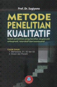 Image of Metode Penelitian Kualitatif