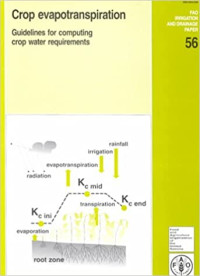 Image of crop evapotranspiration guidelines for computing crop water ruquirements