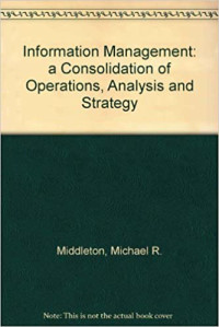 Image of information management a consolidation of operations, analysis and strategy