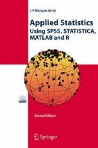 Image of Applied Statistics Using SPSS, Statistica Matlab and R