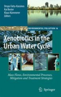 Image of xenobiotics in the urban water cycle